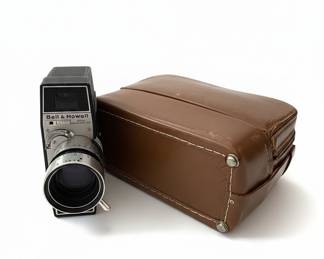 Bell & Howell Dual Electric Eye 8mm Movie Camera with Case