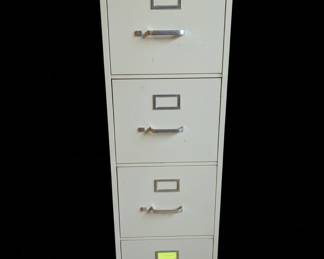 Vintage Modern Steelcraft 4-Drawer Metal Filing Cabinet