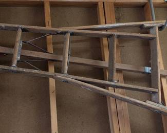 Vintage Wooden Step Ladder