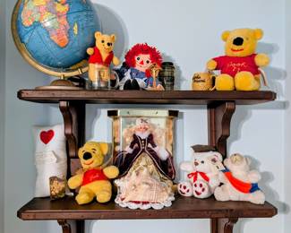 1996 Happy Holidays Barbie Doll and Winnie too!