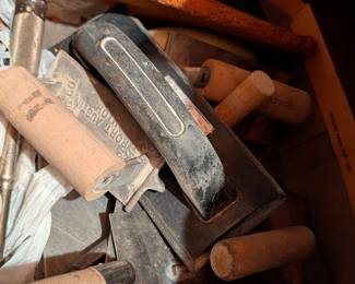 Assorted Masonry Trowels and Tools