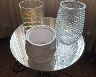 Set of Three Decorative Planters