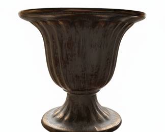 Fluted Pedestal Urn Vase
