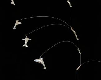 Mid-Century Modern Dolphin Mobile