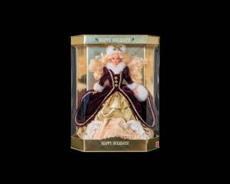 1996 Happy Holidays Barbie Doll and Winnie too!