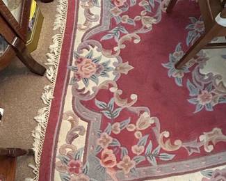 Aubusson-Style Floral Rug