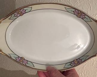 Mutual China Co. Hand Painted Serving Dish