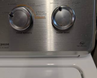 Maytag High-Efficiency Top-Load Washing Machine Control Panel
