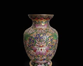 Chinese Cloisonné Vase