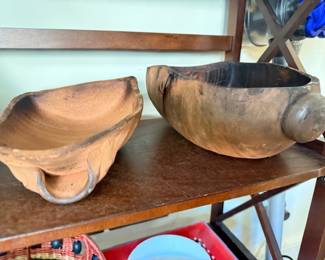 Unique wooden bowls