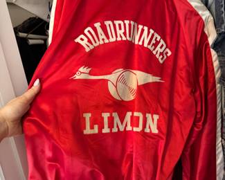 Vintage satin bomber jacket 