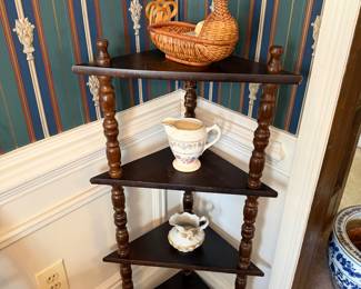 Vintage corner shelf