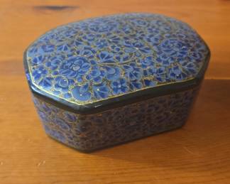 Kashmiri Papier-Mâché Box by Ganemede