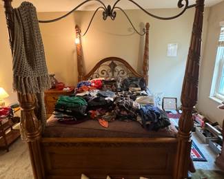 Beautiful four post bed