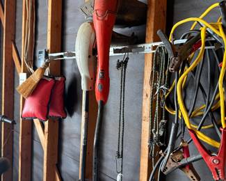 Grass trimmers and more.