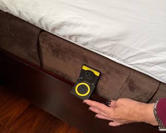 The bed has many surprise add ons . Full set dresser chest and 2 nightstands.