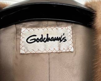 66	225.00	Light brown mink cape from Godchaux