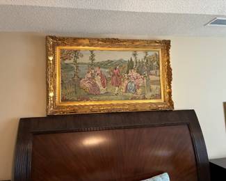 57	200.00	BelgianTapestry in gold wood frame  58x33