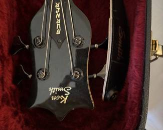 10	800.00	Ken Smith Burner Bass Guitar 4 string-cream color w/case