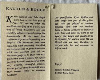 13	150.00	Vintage Glazed fish Ocean of Abundance soup terrine from Kaldun & Bogle - 15Wx12Dx9"H