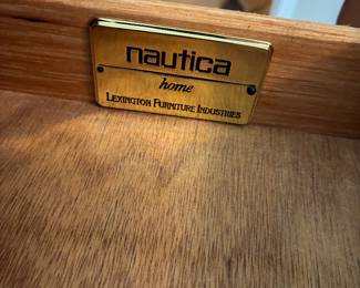 58	$500.00	Lexington chest drawers 74"Lx20Dx37"H with mirror - Nautica Collection 