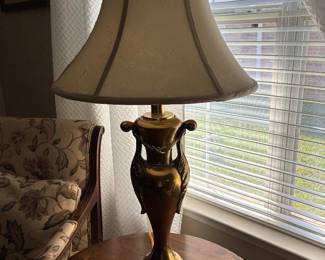 52	60.00	Brass Lamp 33" to the top