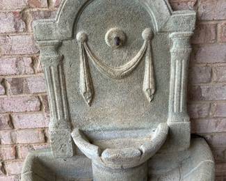 38	480.00	concrete fountain 30Wx19Dx57H