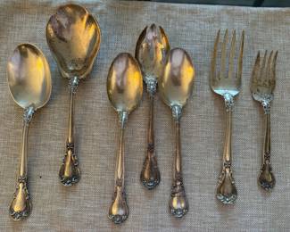 Gorham Chanitlly mono Q - 91 pieces -92.35 ozt- $3,380