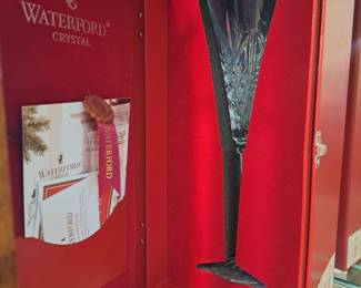 #99 - $80 Waterford flutes (set of 2 boxes)