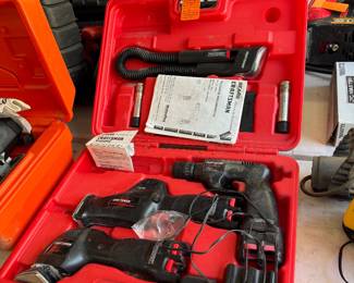 #101 - $60 - Craftsman Battery tool set 