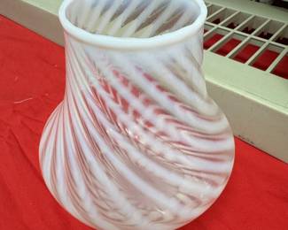 Fenton swirl vase $48