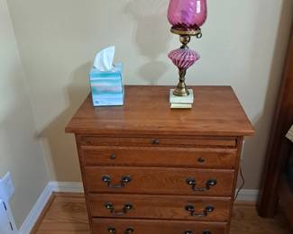 #19B One Keller nightstand #2650 - solid wood 24Wx16Dx28 1/2T $150