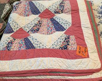 #112 - $150 - handmade vintage quilt 