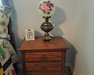 #34 Set of two nighstands chest 2 drawers wood 24x16Dx25 1/2T $250