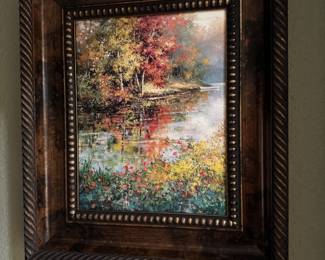 #32A - $70 - Biltmore Estate Artwork Autumn trail NT85 (each) 