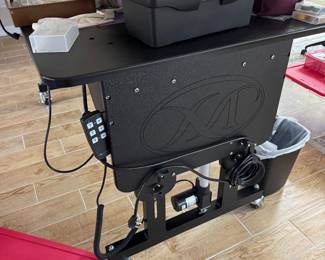 #46 - Martelli sewing table 5'x31W with adjustable height