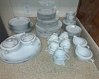 #96 Rose china Japan 222 Gainsborough SET $150