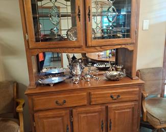#45 - $280 -China cabinet 48Wx16 1/2x 76"T