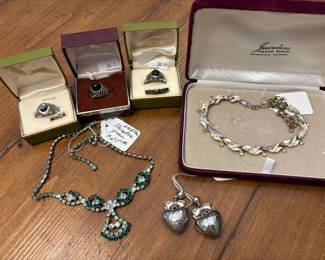 more costume jewelry & bagged jewelry. 