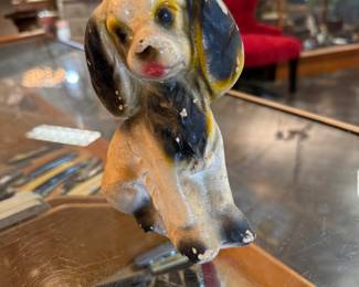 Vintage Carnival prize Dog Figurine 1930s -1950s 