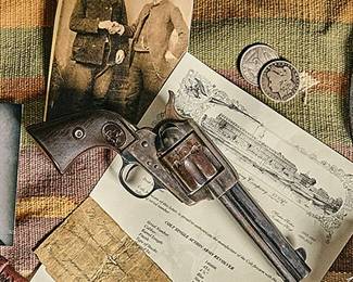 Martin M'Rose's Colt SAA Revolver Carried When He Was Killed by George Scarborough
