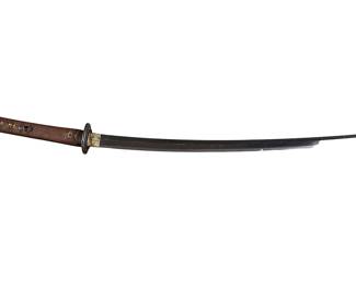 WWII Japanese Sekukini Showa Katana W/ Saya