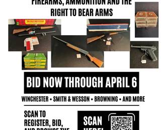 Firearm Auction Flyer