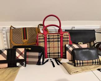 Burberry & Gucci Handbags