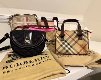 Burberry & Coach Handbags