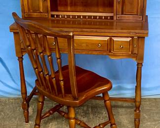 EMPIRE FURNITURE Cherry Secretary-Deak w/Chair