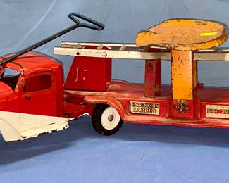 BUDDY L Extension Ladder Fire Truck-Rider