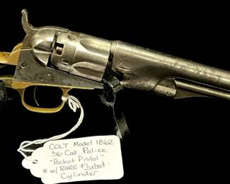 RARE! COLT Model 1862 .36 Cal. Police Revolver