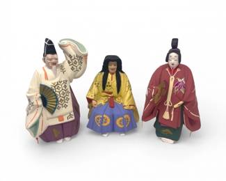 104 TheNohTheatreHakataDollsFigurineHamiltonCollectionJapan