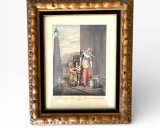 18 AntiqueMilkBelowMaidsFramedPrintAfterFrancisWheatley